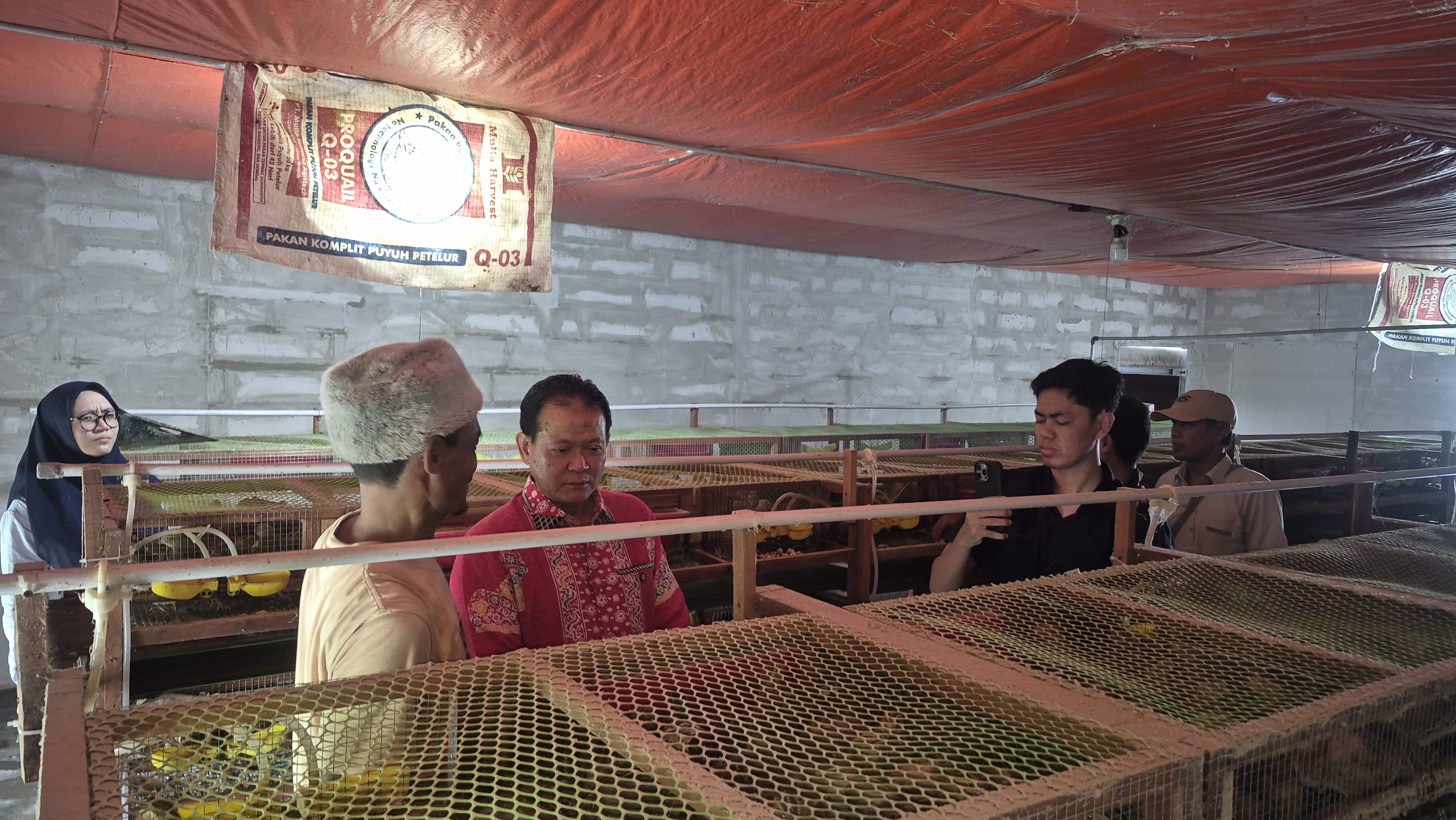 Kunjungan Kerja ke Pengolahan Peternakan Puyuh dan KWT Dewi Sri